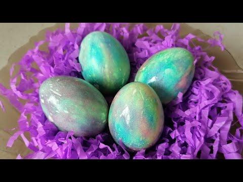 Как Оригинально и быстро покрасить яйца на Пасху 2021