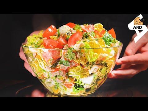 #42 Овощной Салат С Тунцом И Яйцом "Простые, Вкусные, Быстрые, Рецепты" | VANDA culinary