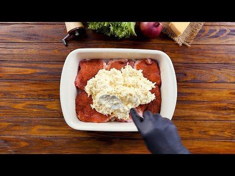 Мясо под шубой в духовке - Рецепты от Со Вкусом
