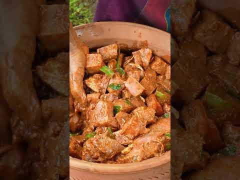 Big Yellow fin Tuna Fish | Cutting and Cooking in Village | ගමටම බෙදුවTuna Fish Red Curry Recipe