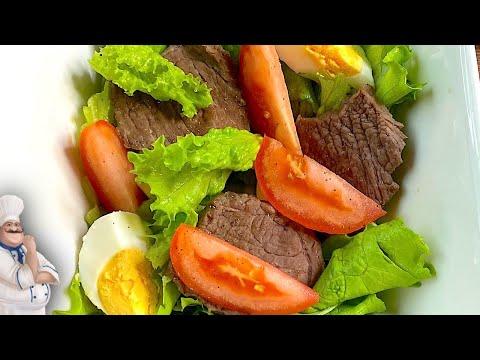 Диетический салат с говядиной (ПП) — рецепт на ужин и не только!