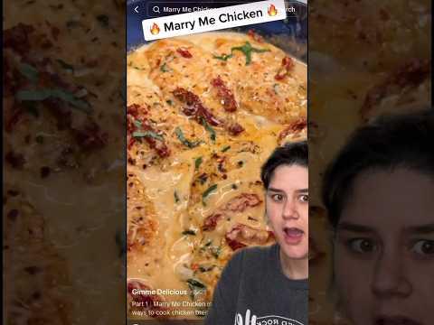 my attempt at cooking the viral “Marry Me Chicken” recipe (with my own twist!) 