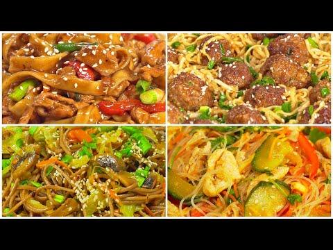 4 азиатских блюда с лапшой. Минимум времени, максимум удовольствия! Рецепты от Всегда Вкусно!