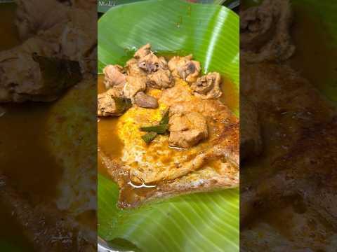 Famous Egg Aapam with Chicken Pulusu 