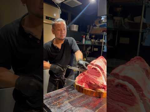 近江牛のTボーンステーキ T-bone Steak Japanese Food T 中目黒グルメ