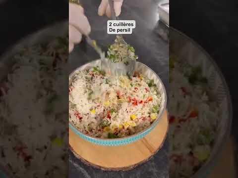 Salade de riz pour accompagner tous vos plats 