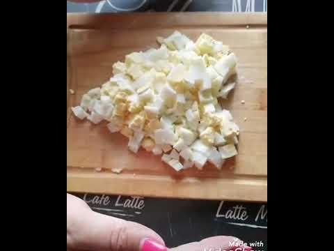 Рецепт вкусного салата в тарталетках.