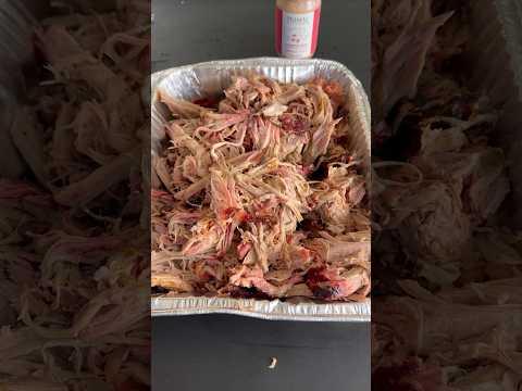 Easy smoked pulled pork