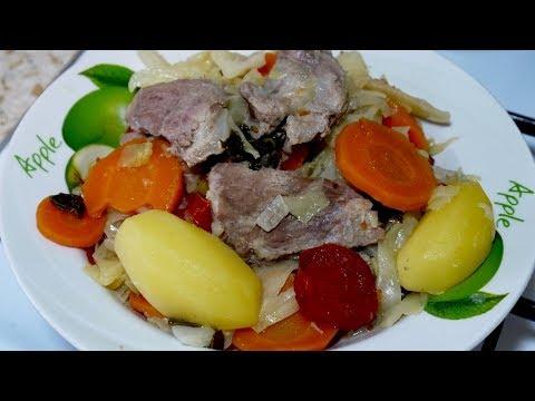 Мясо  С Овощами/ Безумно Вкусное Горячее Блюдо В  Сковороде