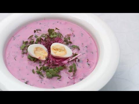 Рецепт летнего холодного супа: готовим свекольник