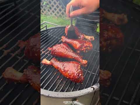 Smoked Turkey Legs | Over The Fire Cooking by Derek Wolf