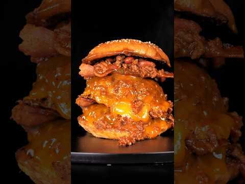 Chili Bacon Cheeseburger with @fireandsmokesociety Back Porch Burger Seasoning! 