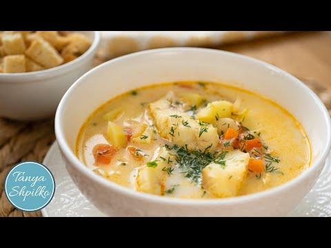 Вкуснейший Рыбный Суп за 30 Минут в Норвежском Стиле | Easy Cod Soup | Tanya Shpilko