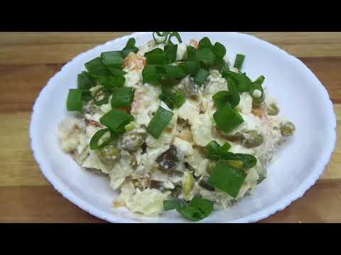 Вкусный салат который готовится из простых ингредиентов