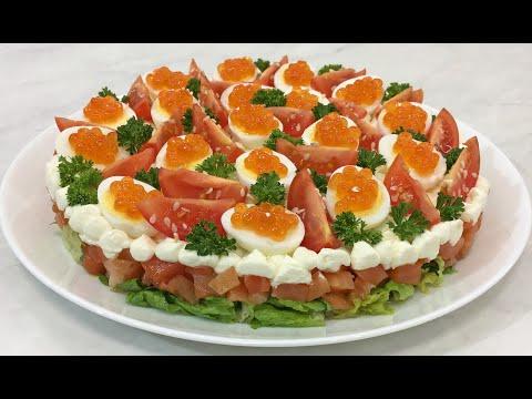 Новогодний Салат "ПОСЕЙДОН" Потрясающе Вкусно!!! / Авторский Рецепт / Poseidon Salad