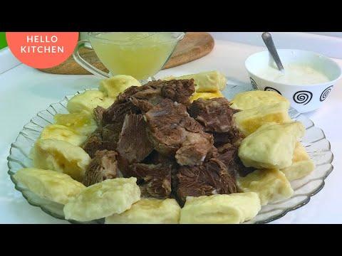 ПРОСТО И ВКУСНО! Аварский хинкал | Кавказская кухня. Отварное мясо.