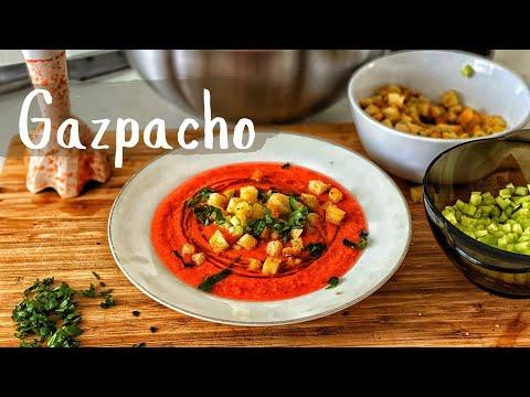 Gazpacho. Гаспачо, испанский холодный суп. В жару ем только этот суп.
