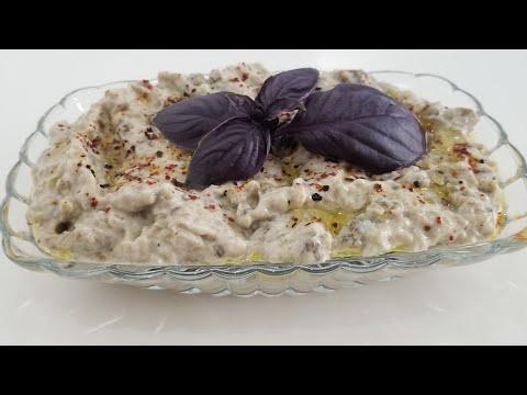 Турецкая закуска из баклажанов/Patlıcan mezesi/eggplant appetizer