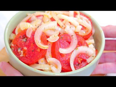 ЗАКУСОЧНЫЕ помидоры К МЯСУ и не только! К шашлыку! Рецепт #97  tomatoes for meat