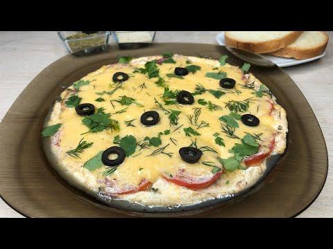 Омлет с сыром и помидорами | омлет рецепты | рецепты просто