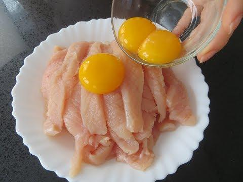 Просто залейте яйцами куриную грудку / Быстро, вкусно и очень нежно / Рецепты Другой Кухни