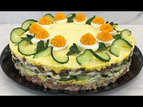 Салат "Курочка Ряба" Нежный, Свежий и Очень Вкусный!!! / Праздничный Салат / Festive Salad