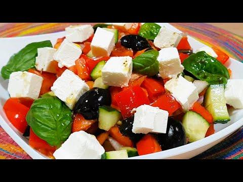 Любимый Салат Греческий | Заправка для греческого салата! Очень Вкусный и Простой Рецепт