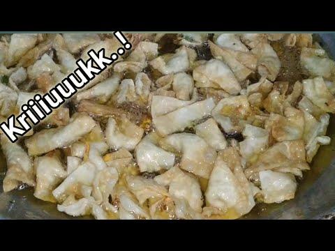 Pangsit goreng isi sayur pelengkap bakso (tutorial paling lengkap)