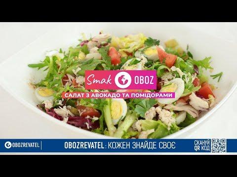 SmakOboz: швидкий рецепт салату з авокадо та помідорами