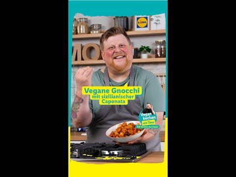 Vegan kochen mit Timo: Vegane Gnocchi mit Caponata