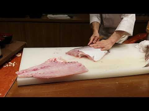 Как разделывают рыбу в Японии