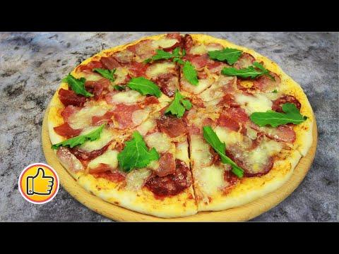 Пицца "4 мяса", Вкусный Мясной Рецепт Пиццы | Pizza "4 meat" Recipe