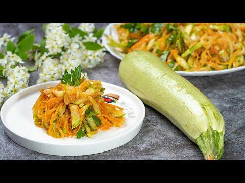 Корейский салат САМЫЙ БЫСТРЫЙ рецепт! Вкусный легкий салатик на скорую руку!