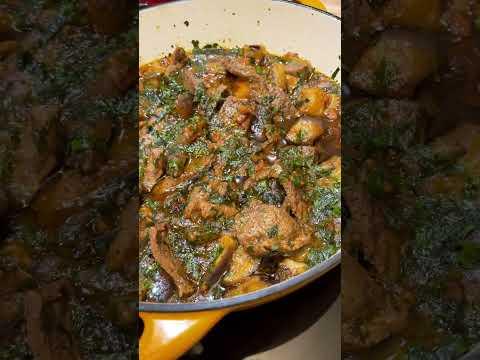 Veal and Eggplant Stew with Herbs made in Italy | Soup Ideas