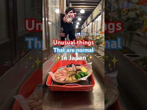 UNUSUAL things that are NORMAL in Japan