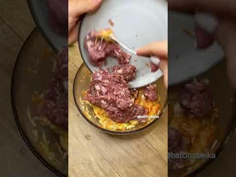 Очень вкусная кабачковая запеканка с мясом