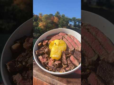 Butter Candle Steak (Halloween Edition)