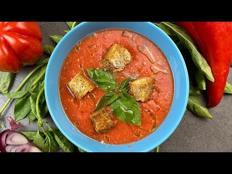 Испанский борщ! Гаспачо - холодный томатный суп