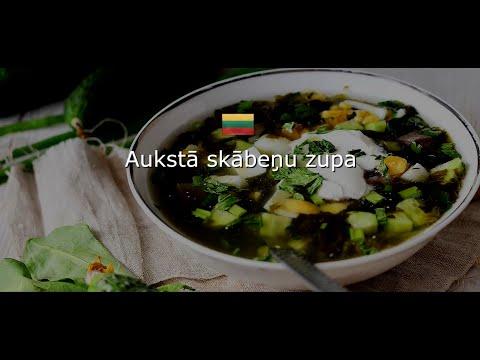 ЛАТЫШСКАЯ КУХНЯ: Aukstā skābeņu zupa/ Холодный щавелевый суп