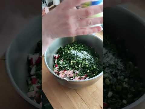 Рецепт окошки на кефире за 5 минут