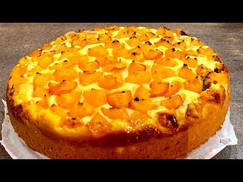 Сладкиш с кайсии и извара - неустоимо съчетание, невероятно лесен / Пирог с абрикосами и творогом