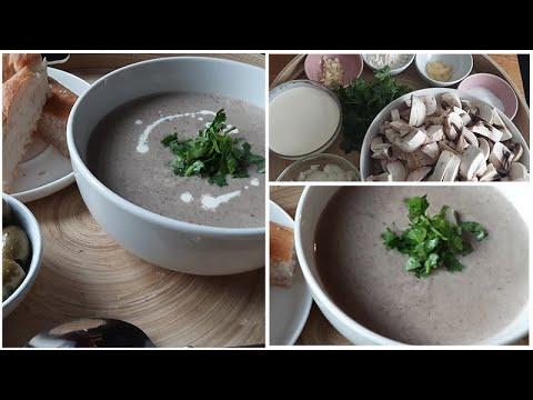 Easy mushroom soup/Грибной суп/Cooking corner