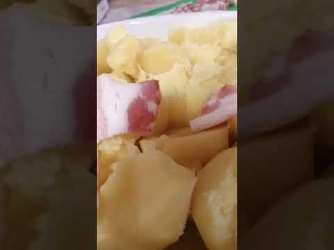 Картошка с беконом, советую приготовить.#рецепт#моишестьсоток #хештег