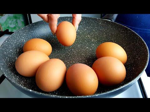 Жарим Яйца ЦЕЛИКОМ! Fry the whole eggs!