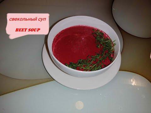 Raw Beet Soup/ Сыроедческий Свекольный Суп