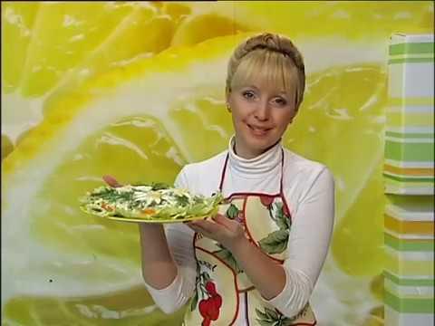 Утренний рецепт - салат Ромашковое поле