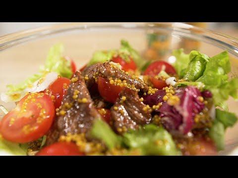 Салат з телятиною та гірчицею: рецепт