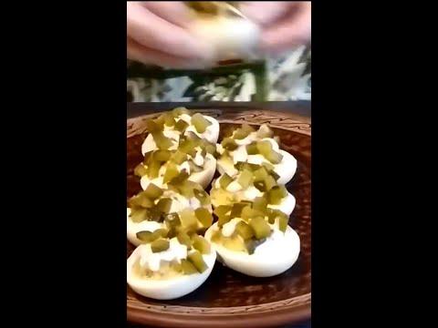 Фаршированные яйца самый вкусный рецепт