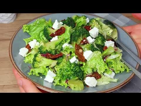 Мало кто знает этот рецепт! Вкусный салат из брокколи и вялеными помидорами Как приготовить брокколи