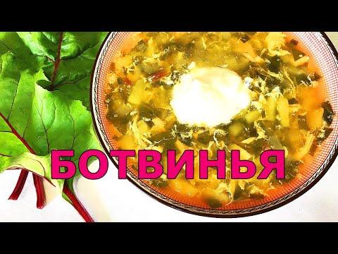 Ботвинья Летний суп из молодой свёклы и ботвы